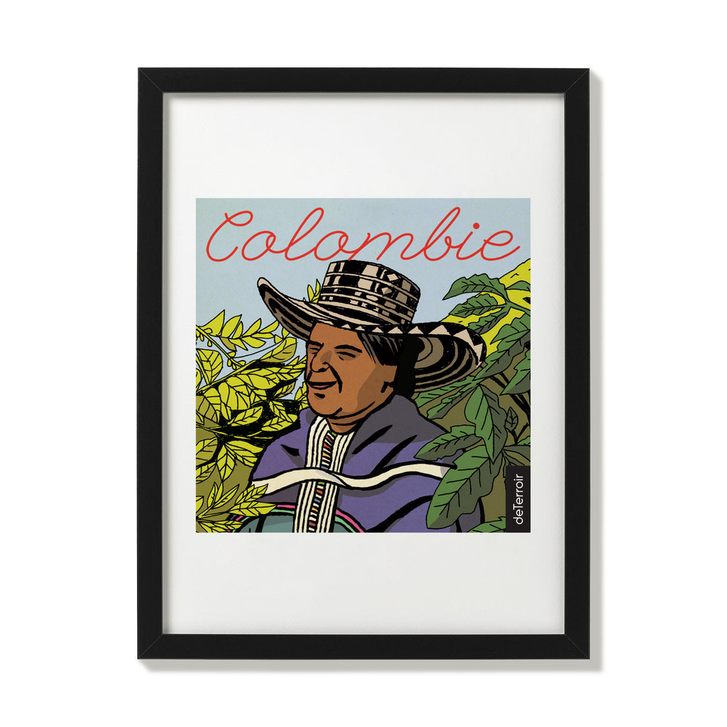 Affiche : Colombie par Philippe Girard